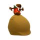 thumbnail image 4 of Funda para casco de esquí con forma de animal, suave y cálida, para actividades al aire libre, ciclismo con una sola tabla Caqui, 4 of 8