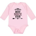 thumbnail image 3 of Inktastic Best Niece Ever from Aunt Girls Long Sleeve Baby Bodysuit, 3 of 5