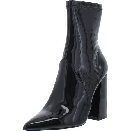 

Steve Madden Womens Slade Patent Pointed Toe Ankle Boots