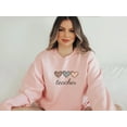 thumbnail image 4 of Boho Heart Teacher Sweatshirt, 4 of 6