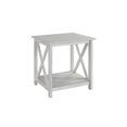 thumbnail image 1 of Boraam 77410 Jamestown End Table, Antique Whitewash, 1 of 3