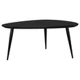 thumbnail image 4 of Odessa Triangular Solid Wood Coffee Table Black, 4 of 11