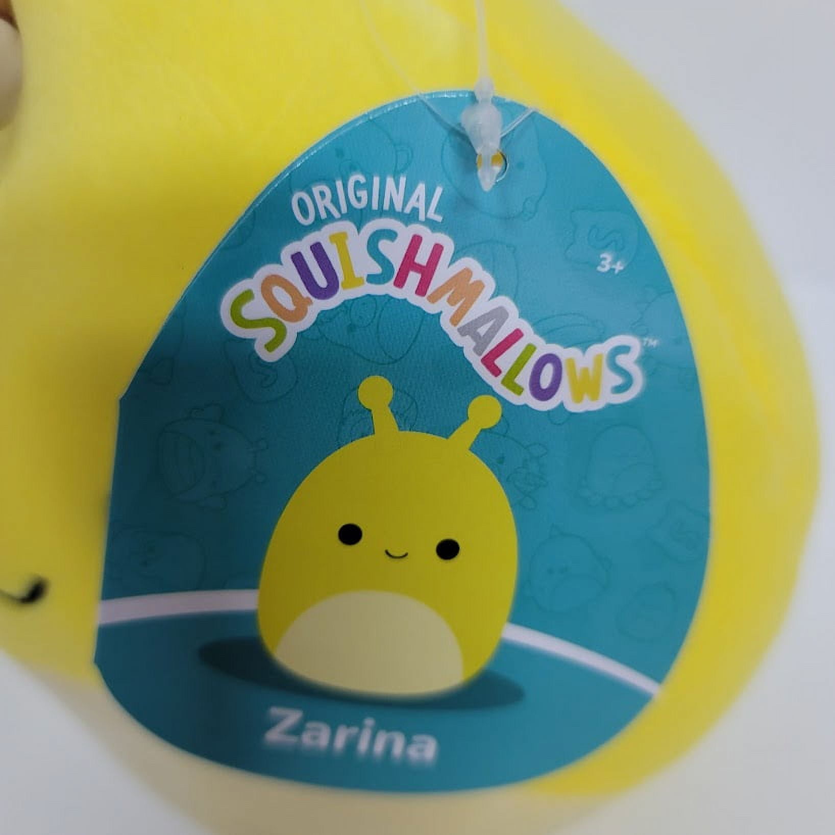 Squishmallows Peluche Zarina l'escargot banane jaune 30 cm