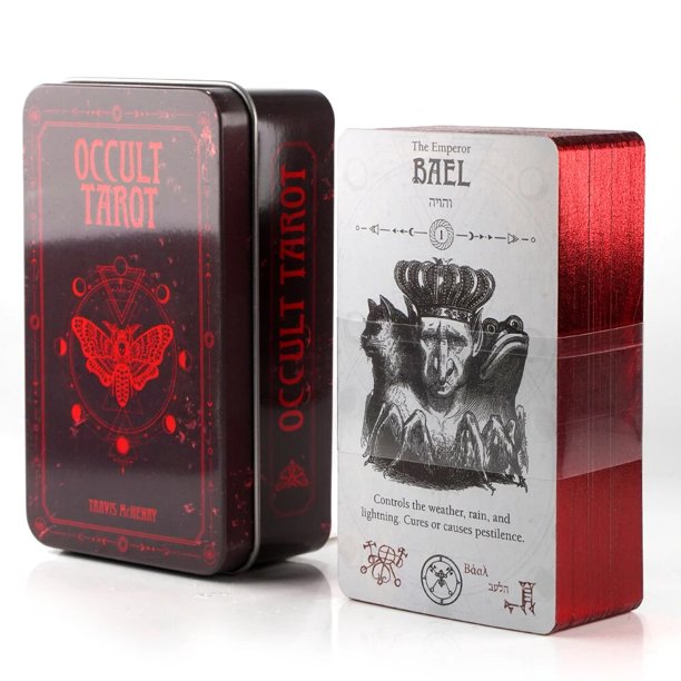 Cartas de Tarot de Adventures time, baraja de Tarot de 78 piezas en una caja de Metal de hojalata, borde chapado en oro, baraja de Tarot de adivinación, hermoso paquete