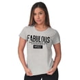 thumbnail image 3 of Funny Myself Fabulous Definition Womens Fitted Plus Size Graphic Tee Brisco Brands 3X, 3 of 5