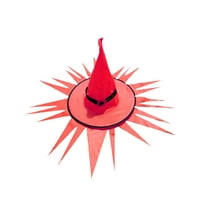 JoyMoreHome 2PCS Halloween Hanging Decorative Witch Hat Lights, LED Glowing Witch Hat Halloween Witch Hats, Indoor Outdoor, Garden, Yard, Lawn Party Decor Supplies