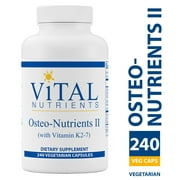 Vital Nutrients - Osteo-Nutrients II (with Vitamin K2-7) - 240 Capsules