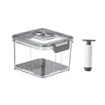 thumbnail image 2 of Food Storage for Vacuum Sealer Rectangle Organizer Vacuum Container Grey Grey 1.5L, 2 of 8