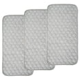 thumbnail image 1 of Almohadillas para PañAles de Acolchadas de Bambú, MáS Gruesas, Resistentes Al Agua, para Cambiador, 3 Unidades, Gris, 1 of 5