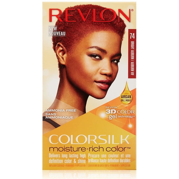 Revlon Colorsilk Moisture Rich Hair Color, Bright Auburn [74] 1 ea