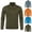 Army Green, variant on Frnrwgo Men's Pullover Top Loose Fit Quarter Zip Long Sleeve Outdoor Casual for Fall Winter