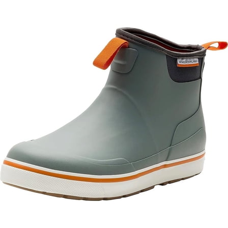 Grundens Men’s DECK-BOSS Ankle Boot, Monument Grey, Size US M 11