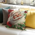 thumbnail image 3 of BANET Red Christmas Pillow Covers Merry Christmas Throw Pillow Cover Farmhouse Christmas Decorations Winter Holiday Decor for Home Couch 22x22in, 3 of 5