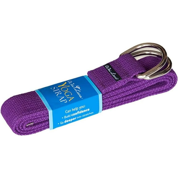 Wai Lana Yoga Straps (Purple, 8ft)
