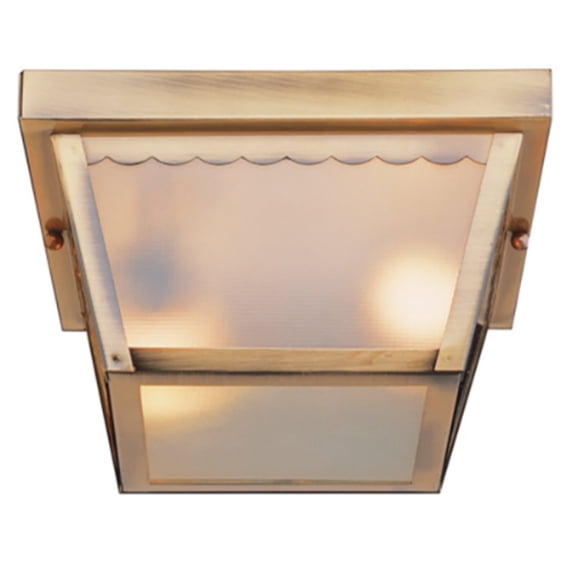 Trans Globe Lighting Samantha 4902 PB Outdoor Flush Mount Lantern