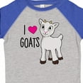 thumbnail image 4 of Inktastic I Love Goats Cute Goat Boys or Girls Toddler T-Shirt, 4 of 5