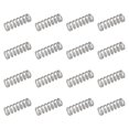 thumbnail image 1 of Paquete de 50 resortes de compresión de acero inoxidable 304, 0.8mm x 5mm x 15mm, resorte pequeño y diminuto para reparaciones en el hogar y bricolaje, uso en talleres e industrial, (tono plateado), 1 of 6