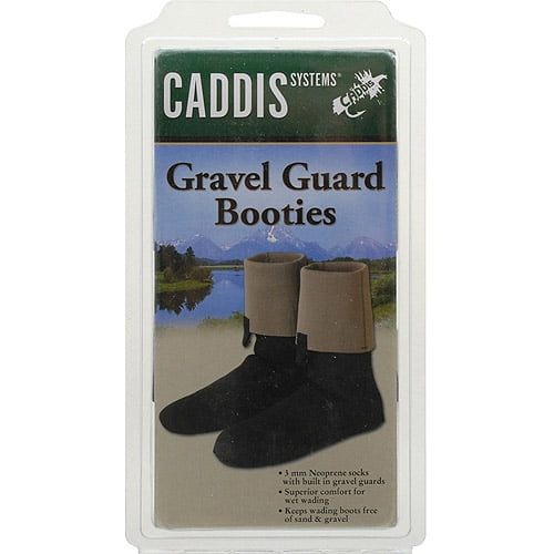 Caddis Black Neoprene Bootie with Gravel Guards
