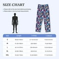 thumbnail image 3 of Mens Pajama Pants Bottoms with Pockets - cool Skull colorful Comfy Mens Pj Pants, Soft Men Lounge Pants, 3 of 5