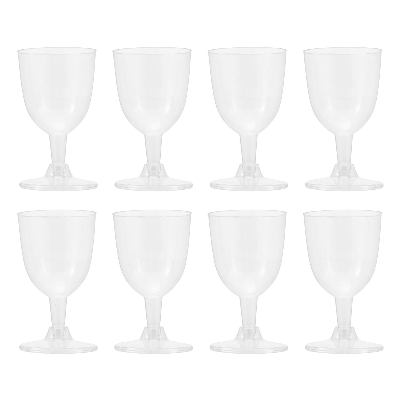Etereauty 20pcs 170ml Disposable Cups Mousse Goblet Red Wine Cups
