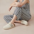 thumbnail image 6 of Cushionaire Hana Women's Clogs | Comfortable Vegan Suede Clogs for Women | Slip On Potato Shoes with Cork Footbed & Arch Support | Memory Foam, Wide Widths Available, 6 of 28