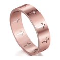 thumbnail image 1 of Skyrim-Anillo de Cruz hueca para hombre y mujer, sortija de compromiso de acero inoxidable, Supernatural, Jesús, joyería, regalos de aniversario, 2023, 1 of 4