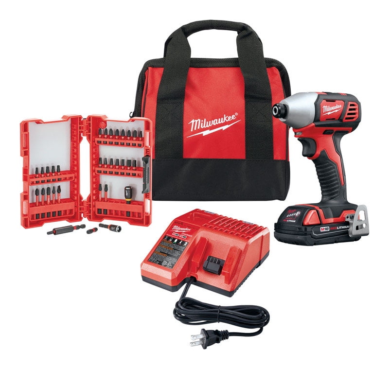 Cordless Brushed Impact Driver Kit 