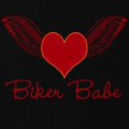 thumbnail image 2 of CafePress - Biker Babe Wings Maternity T Shirt - Maternity Dark T-Shirt, 2 of 3