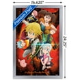 thumbnail image 3 of The Seven Deadly Sins - Characters Wall Poster, 14.725" x 22.375", Framed, 3 of 3