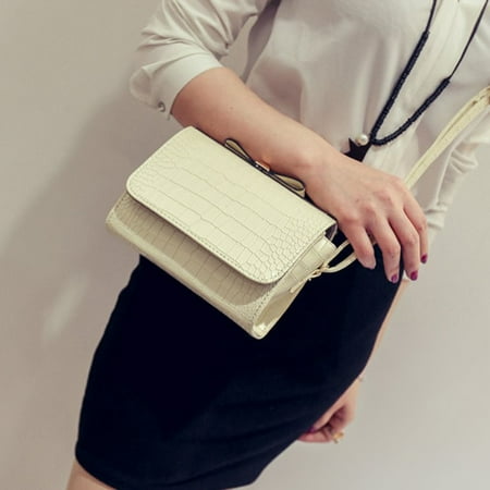 Flap Tote Handbag - FASHCOOL Christmas Gifts for Women Fashion Small Flap Bag Butterfly Decoration Hasp Woman Handbags Tote Shoulder Bag Soft PU Leather Solid Color Crossbody Bag