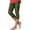 Army Green, variant on Stretch Capri Leggings With Floral Lace Cutout Design Casual Denim Like Control Pants For Everyday Wear Workout Top for Women Premise Sweaters for Women