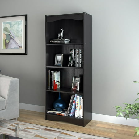 Sonax - 4-Shelf Bookcase - Black