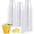 thumbnail image 1 of 300Pcs 1oz Plastic Disposable Shot Glasses for Condiments, Wine, Food Samples - Perfect for Parties, 1 of 7