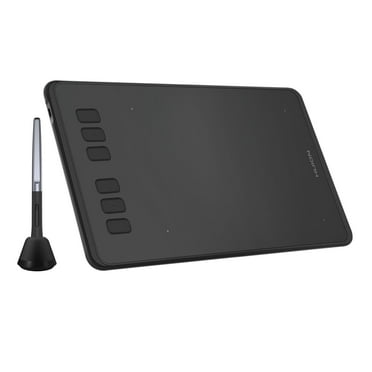Huion H640P 6.3 x 3.9 inch Graphics Drawing Tablet, 8192 Pressure Sensitivity, 6 Press Keys, Black, Work with Mac, PC & Mobile