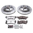 thumbnail image 3 of PowerStop Front Z26 Street Warrior Carbon-Fiber Ceramic Brake Pad and Drilled and Slotted Rotor Kit Fits: BUICK CADILLAC CHEVROLET GMC OLDSMOBILE PONTIAC Select Models K4535-26, 3 of 9