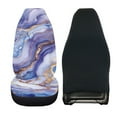 thumbnail image 2 of Jeiento Purple Marble Print Automotive Seat Covers for Front SUV Truck Van Sedans Seats Vehicle Bucket Seat Cover 1 PCS Washable Car Accessories Seat Protector for Van SUV, 2 of 6