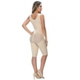 thumbnail image 3 of MYD 0879 Fajas Colombianas Reductoras Post Surgery Full Body Postpartum Girdle Beige 2XL, 3 of 7