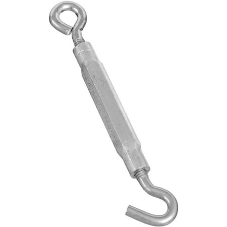 

National Hardware N221-861 Hook & Eye Turnbuckle 1/4 x 7-1/2 Zinc Plated