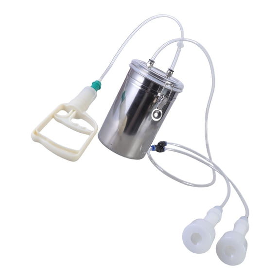 Tizuqe Hand Operated Milking Device Portable Milking Machine Effort Saving Goat Milker for Home Dairy Use
