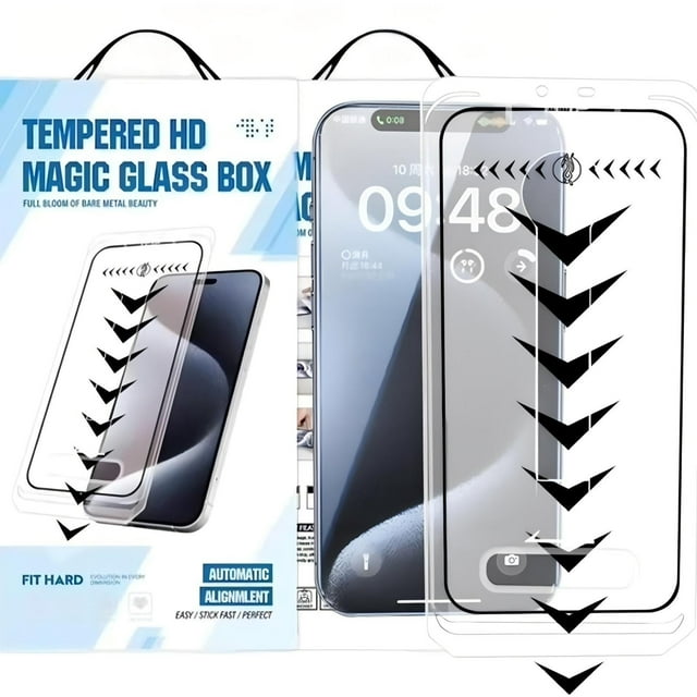 Silk Screen Room Tempered Film New Glass Privacy Tempered Film Privacy Screen Protecto for IPhone 16/15/14/13/12 Pro Max/Plus (Privacy*2 for IPhone15Pro)