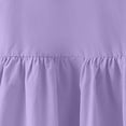 thumbnail image 6 of Cethrio Girls Cotton Dresses, Casual Princess Short Sleeve Crew Neck Kids Summer Dresses Purple Size 4-5 T, 6 of 7