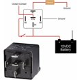 thumbnail image 2 of Relé de 5 piezas 12 V 40 A 5 pines Spdt, modelo n.º: JD2912-1Z-12V40A 14 V CC, contactor de relé de interruptor de alimentación, interruptores automáticos, relé de coche Kuyhfg Bienvenido a Kuyhfg, 2 of 5
