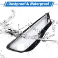 thumbnail image 6 of Unique Bargains Headlight Lens Cover Headlight Headlamp Lense Clear Lens Cover for Audi A4 2016-2019 Black,Clear Pc 1 Pc Front Right Car, 6 of 6