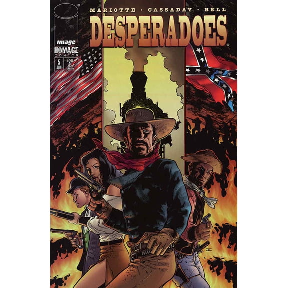 Desperadoes #5 VF ; Image Comic Book