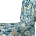 thumbnail image 4 of Designart "Tranquil Seaside Landscape By The Coast" Blue Coastal Upholstered Accent Chair - Nautical & Coastal Arm Chair For Bedroom, 4 of 5