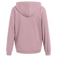 thumbnail image 5 of Towmus Womens Sweatshirts with Hood Half Button Collar Hoodies Drawstring Sweatshirts Hoodie Pullover Tops S-4XL, 5 of 9