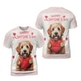 thumbnail image 3 of Happy Valentine's Day Goldendoodle Brings Love Heart All Over Print 3D Shirt Unisex Merch Doodle Dog Lover Gifts Idea - 02028, 3 of 6