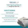 thumbnail image 5 of Levinsohn Textile Acupressure Weighted Blanket with Removable Cover, 48"x72", Grey, 5 of 5