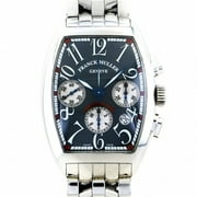 Pre-Owned Frank Muller FRANCK MULLER tonneau curvex chronograph 7880CCATOAC-267 gray dial watch men's (Good)