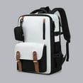 thumbnail image 2 of HJYCHN School Backpack for Boys Large Capacity Unisex Laptop Daypack for College Travel Hiking Kids Teens Boys Girls School Backpacks Light Gray One Size, 2 of 4